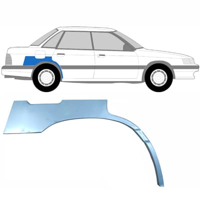 Reparatiepaneel achterspatbord voor Subaru Legacy 1989-1994 / Rechts