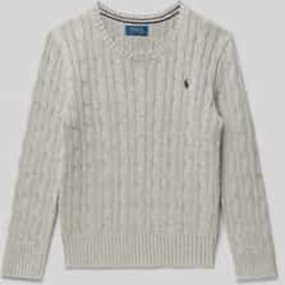 Gebreide pullover met ribboorden