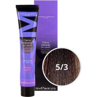 DCM Hair Color Cream Ammonia Free 5/3 Gold 100ml