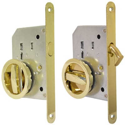 Unyqoos® Complete deurklinkenset voor binnendeuren met schuifmechanisme en slot