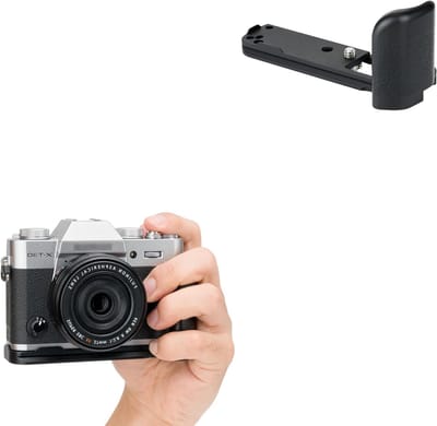 L-vormige metalen handgreep voor Fujifilm camera's, verbetert grip en stabiliteit, snel los Arca Type, vervangende handgreep voor betere controle en comfort