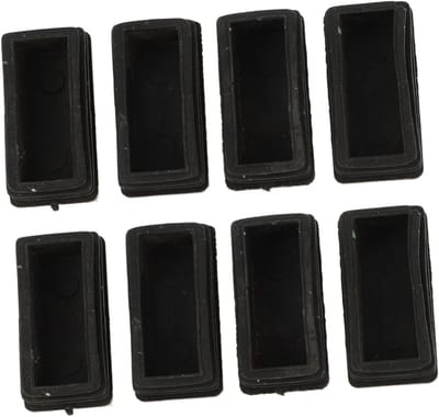 Ladder Voetsteunen - Treden Beschermers - Veiligheid Verbeteren - Antislip Rubber - 8 Stuks - Zwart