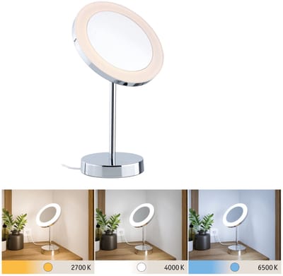 LED-cosmeticaspiegel Masua IP44 White Switch 55lm 230V 4W Chroom