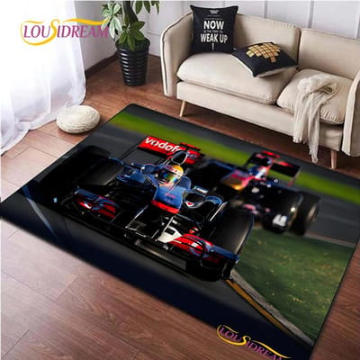 Raceauto Patroon Kleed voor Slaapkamer Woonkamer Tapijt voor Keuken Vloermatten Huisdecoratie Alfombra Kinderspel Antislip Vloerkussen Kleed 160*230cm