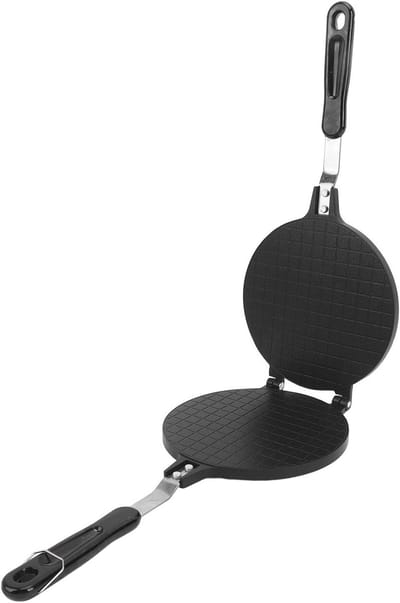 Wafelijzer - Eis Hoorn Maker - Desserts Maken - Anti-aanbaklaag - 17.2 cm - Glanzend