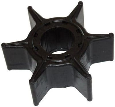 Waterpomp Impeller - Reserveonderdeel Bootmotor - Onderhoud Buitenboordmotor - Duurzaam Aluminium - 8 pk - Zwart