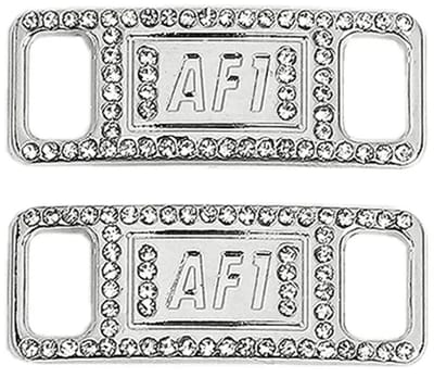 Airforce veter gesp diamant zilver - schoen - sneaker - lopen - mode - logo