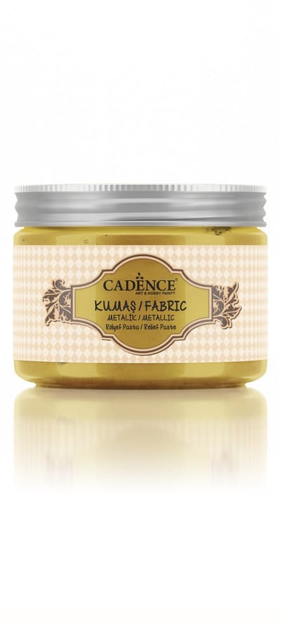 Cadence Textiel Metallic Relief Pasta 150 ml Goud