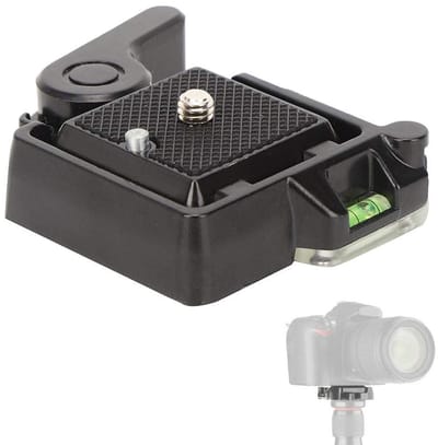 Allecto - Snelkoppelingsplaat - QR40 Aluminiumlegering - Universele klemhouder - Zwart - Camerastatief - Geschikt voor fotografen