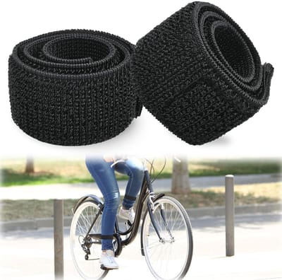 Fietsbroekclips - Antislip Klittenbandsluiting - 30x3 cm