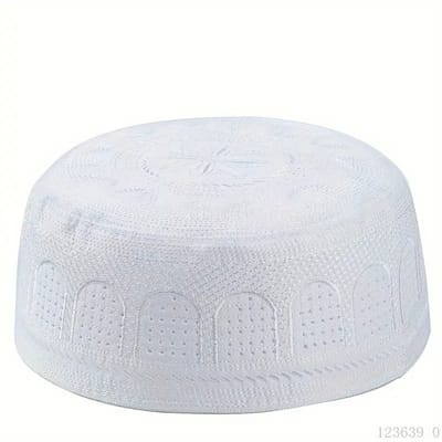 Bovista Kufi - Gebedshoed - Islam - Alhamdulillah - Islamitische Kleding - Moslim Kleding - 1 - 56 cm