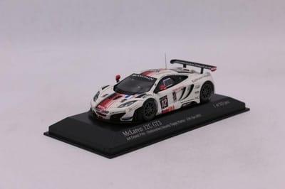 1:43 Diecast Mofdelcar McLaren 12C GT3 Art Grand Prix #12 24H Spa 2012 513pcs Minichamps
