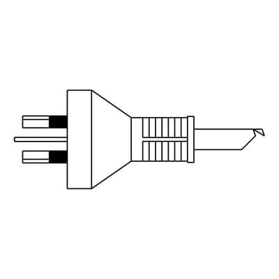 AEG snoer, EUR,2000mm,3x1.0mm 8581324807495