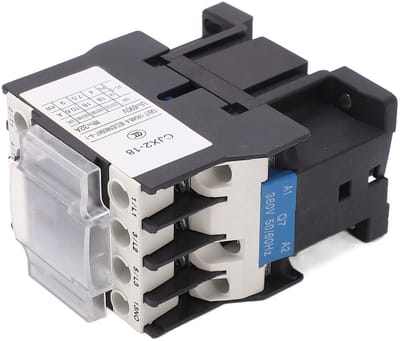 Dailygoody - Magnetische schakelaar - 380V AC magnetische schakelaar met vlamvertragende behuizing - 18A power switch voor veilig elektrisch gebruik -