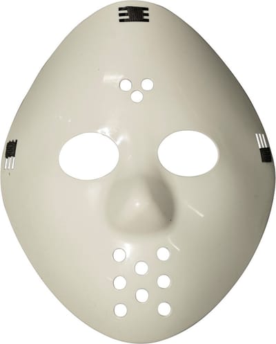 Masker - The silence of the Lambs - wit 2 stuks