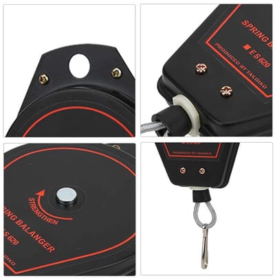 Dailygoods- Veerbalancer 0,6-2,0 kg - Draagbare Houder - Intrekbare Beugel - Montagegereedschap - Assemblagelijn - Kwaliteitsproduct - Ophanghaak