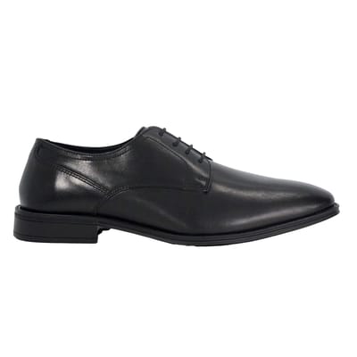 Dune London Heren Leren Formele Schoenen (Zwart)