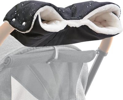 Warmtegevende Handschoenen voor Kinderwagens, Waterdicht en Winddicht, Universele Maat, Perfect voor Koude Dagen en Comfortabel Gebruik