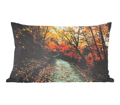 Sierkussens - Kussentjes Woonkamer - 50x30 cm - Bladeren - Herfst - Bos