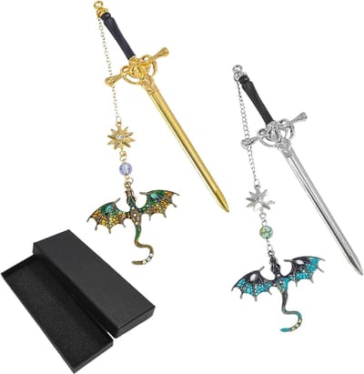 Stijlvolle metalen boekenleggers voor boekenliefhebbers - Perfecte accessoires voor lezen en studeren