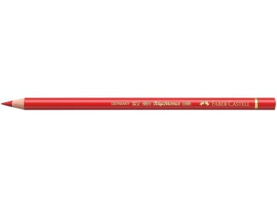 Kleurpotlood Faber Castell Polychromos 121 geraniumrood fel doos met 6 stuks