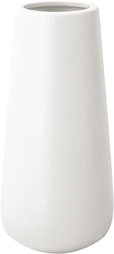 Matte Witte Keramische Vazen van 28CM voor Thuisdecoratie, Perfect voor Bloemstukken en Pampasgras