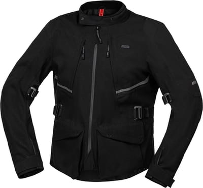 IXS Tourster-STX 1.0 Waterdichte Zwart Textiele Motorjas - Jas