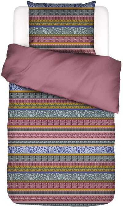 Essenza Lita Dekbedovertrek Mauve - Eenpersoons – 140x200/220 cm