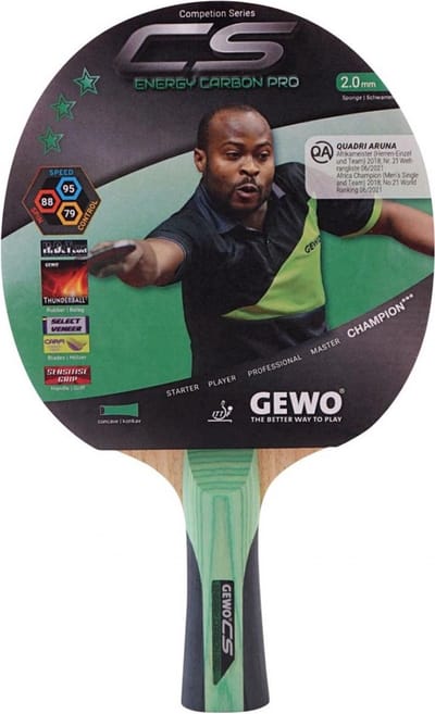 Gewo Tafeltennisbatje CS Energy Carbon Pro