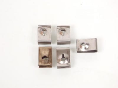 set van 5 kuipbevestigingen voor motor scooter quad 5mm diameter cm017410 nieuw