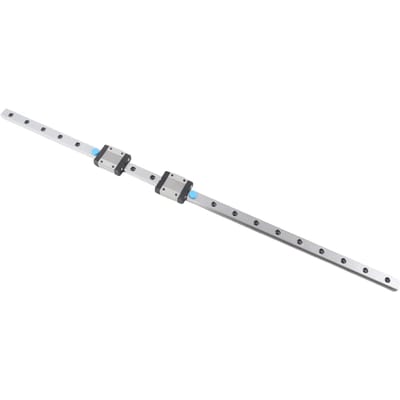1 stuks 500mm MGN12 Miniatuur Lineaire Rail Geleiderail 12mm Breedte 2 stuks MGN12B Schuifblokken
