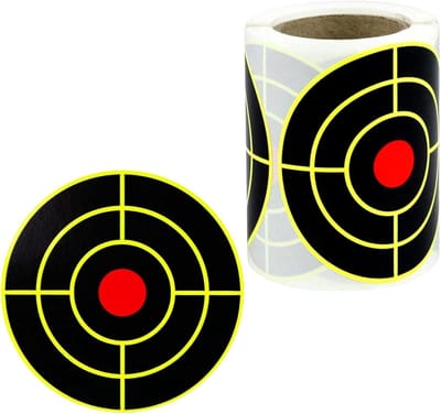 KZQ Reactieve Doelstickers Met Splatter Effect Zelfklevende Doelplaten Voor Trainingsdoelen Duel Tree System Metaal Pistool Schietsport Verstelbare Doelhouders