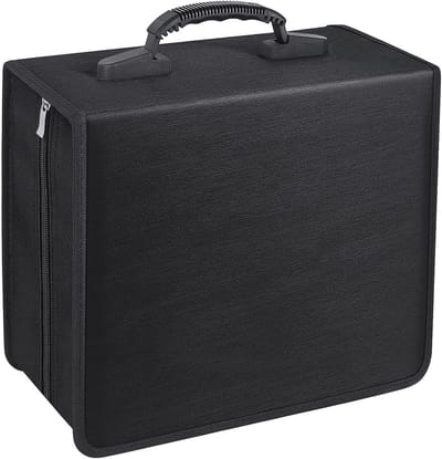CD DVD Opbergmap - Disc Album - Media Organiseren - Ruimte voor 400 discs - 117 Kilogram - Zwart