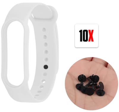 Actie4you® - 10 Stuks Plastic drukknopjes - Druksluiting voor Xiaomi Mi Band 2 3 4 5 6 7 8 9