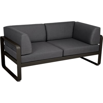 Fermob BELLEVIE club sofa 2 zits - E3 Tonka - A3 grafietgrijs