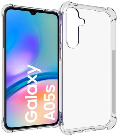 Transparant Hoesje geschikt voor Samsung Galaxy A05s - Shock Proof case - Siliconen hoesje