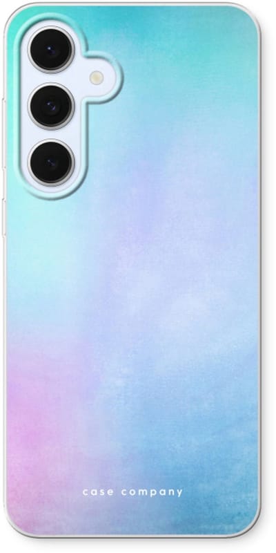 Case Company® - Hoesje geschikt voor Samsung Galaxy S24 FE hoesje - Mist pastel - Soft Cover Telefoonhoesje - Bescherming aan alle Kanten en Schermrand