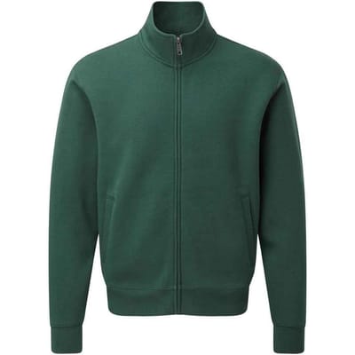 Russell Heren Authentiek Sweatjack (Fles groen)