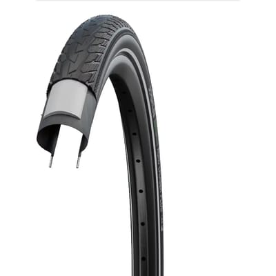Buitenband Schwalbe Road Cruiser Plus PunctureGuard 28 x 1.40 / 37-622mm - zwart met reflectie