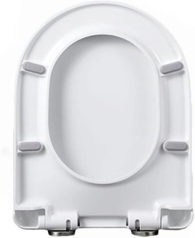 Toiletbril - WC Deksel - Badkamer Vernieuwen - Softclose Mechanisme - 37 x 46 cm - Wit