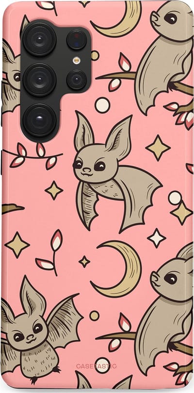 Casetastic Hoesje Geschikt voor Samsung S25 Ultra - Stijlvolle Beschermende Duo-layer Case - Nachtelijke vlucht