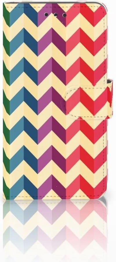 Nokia 2 Telefoon Hoesje Zigzag Multi Color