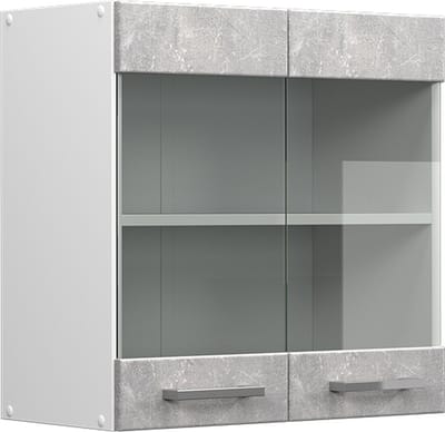 Vicco R-Line Glazen keukenkast – 60 cm Beton