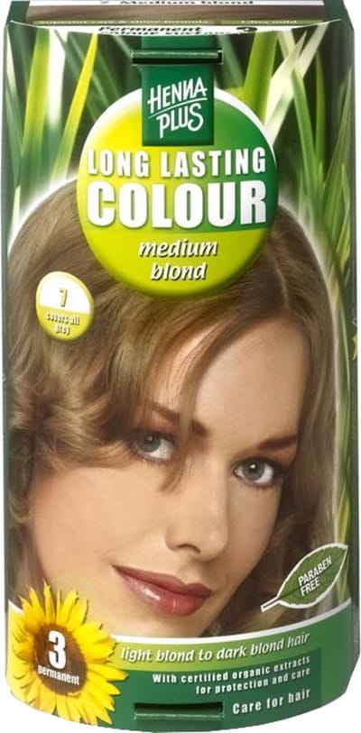 HennaPlus - Long Lasting Colour - Long-lasting hair color 7 Sytá blond -