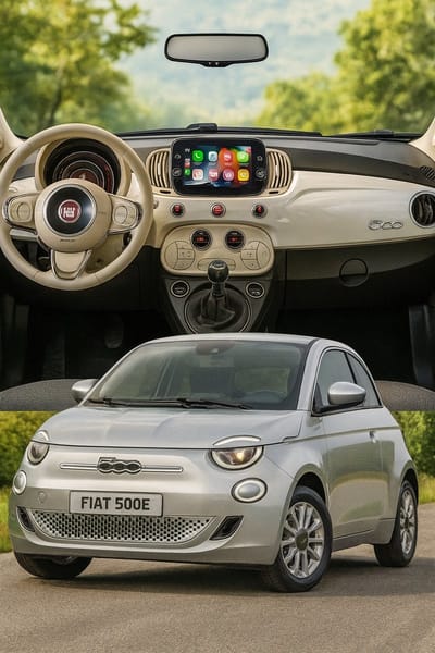ADIVOX 9 inch geschikt voor Fiat 500 C/S/E 2016-2022 Android 15 CarPlay/Auto/Wifi/RDS/DSP/5G/DAB+