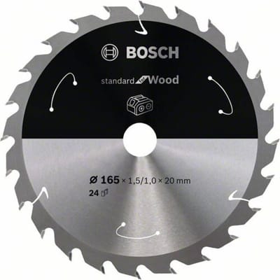 Bosch Accessories 2608837685 2608837685 Cirkelzaagblad 165 x 20 mm Aantal tanden: 24 1 stuk(s)