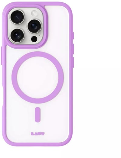 Laut Huex Protect – iPhone 16 Pro Hoesje – Bright Pink
