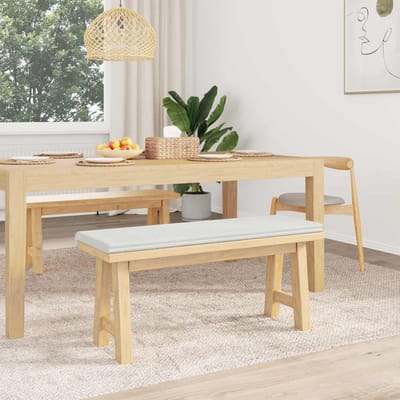 vidaXL - Bankkussen - Pluche - Corduroy - Crèmekleurig - Diepte - 35 - cm