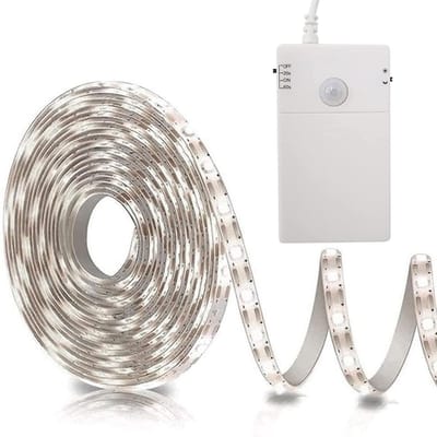 LED-strip met Bewegingssensor - Draadloze en Batterijgevoede Lichtstrip voor Kasten, Trappen en Keuken - 2M met 60 LEDs