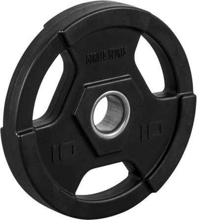 Gorilla Sports Olympische Halterschijf 10 kg - Gripper Kunststof - Professioneel 50/51 mm